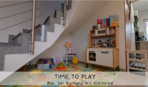 Spielecke für Kinder in der Ferienwohnung Katzensprung in Jonsdorf